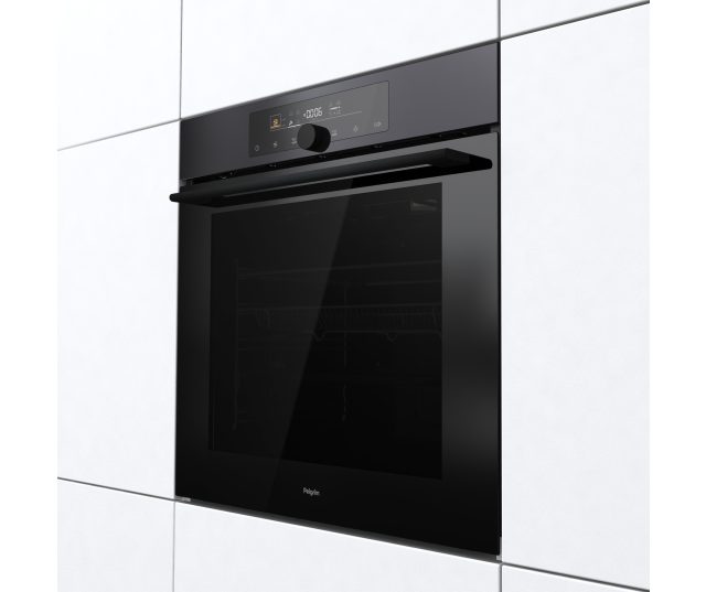 Pelgrim OPP560MAT inbouw oven met pizza functie - matzwart