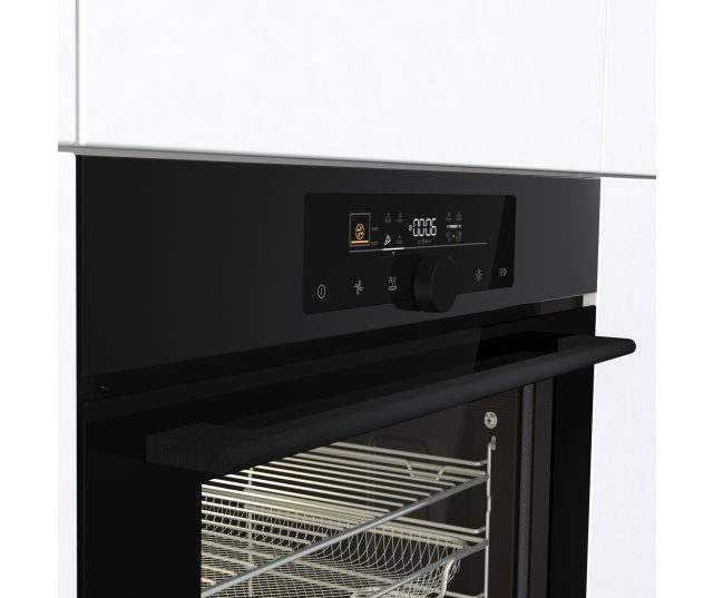 Pelgrim OPP560MAT inbouw oven met pizza functie - matzwart