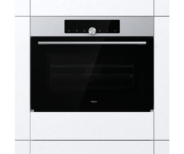 Pelgrim OM540RVS inbouw oven met magnetron