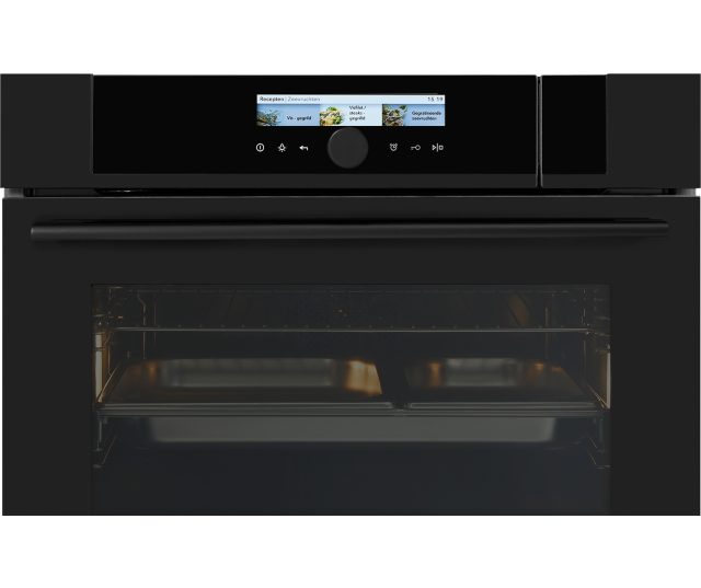 Pelgrim OVS834MAT inbouw combi-stoomoven - mat-zwart