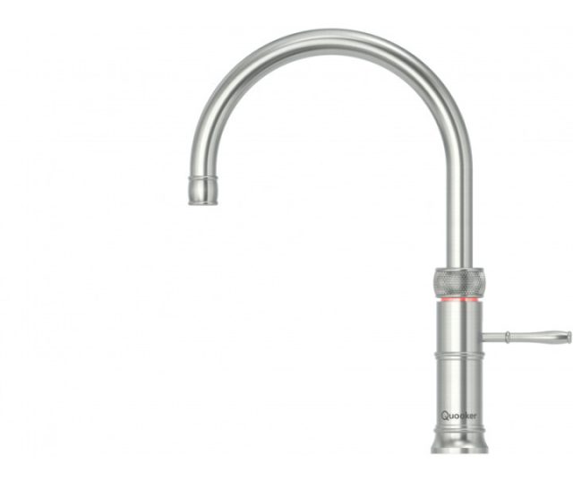 Quooker COMBI+ Classic Fusion Round ROESTVRIJSTAAL - kokend water kraan