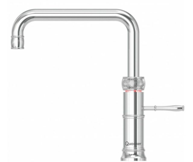 Quooker COMBI Classic Fusion Square Chroom - kokend water kraan