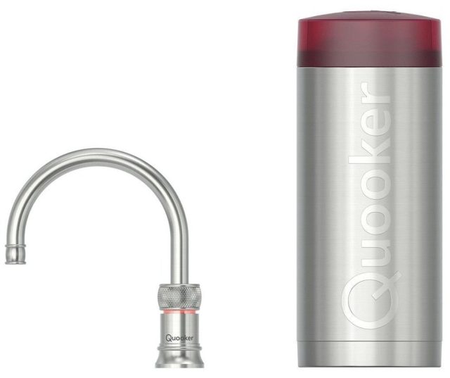 Quooker COMBI+ Classic Nordic Round CHROOM - kokend water kraan
