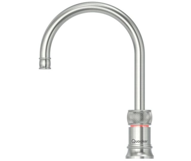 Quooker COMBI+ Classic Nordic Round RVS - kokend water kraan