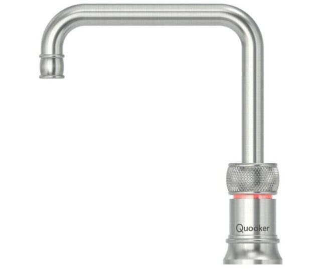 Quooker COMBI+ Classic Nordic Square RVS - kokend water kraan