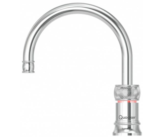 Quooker PRO3 Classic Nordic Round Chroom - kokend water kraan