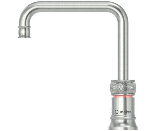 Quooker PRO3 Classic Nordic Square ROESTVRIJSTAAL - kokend water kraan