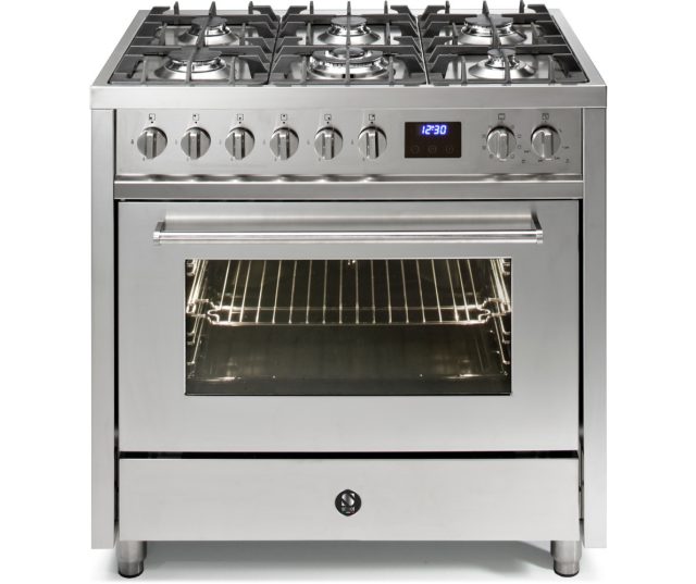 STEEL fornuis gas EP9F-6