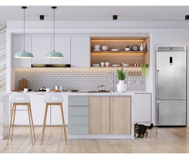 Steel EQFRB-7 DX koel/vriescombinatie - Enfasi - roestvrijstaal