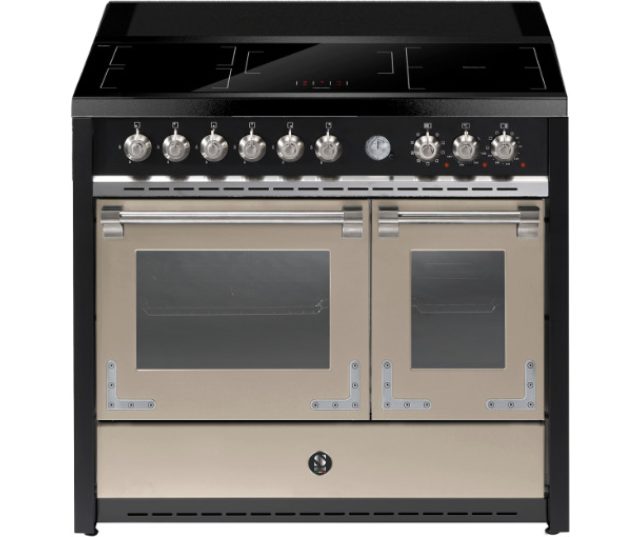 Sabbia kleurig Steel inductiefornuis X10FF-5FIW – perfect voor landelijke keukens