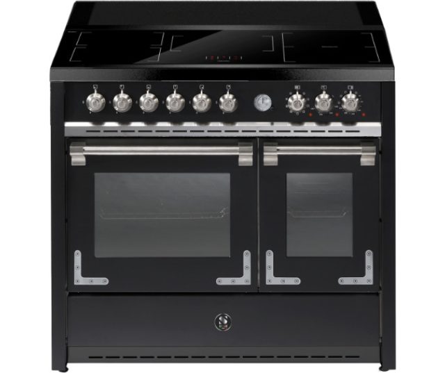 STEEL fornuis inductie X10FF-5FIW mat zwart