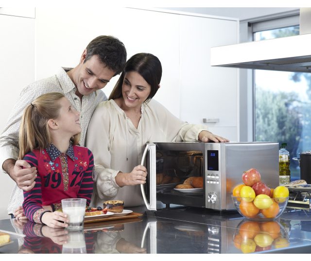 Sharp R982STWE combi-magnetron - vrijstaand - rvs