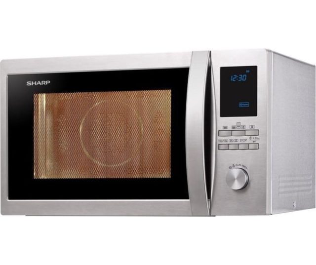 Sharp R982STWE combi-magnetron - vrijstaand - rvs