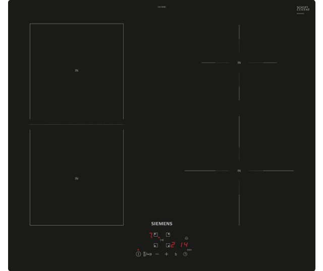 Siemens EE611BPB5E inbouw inductie kookplaat