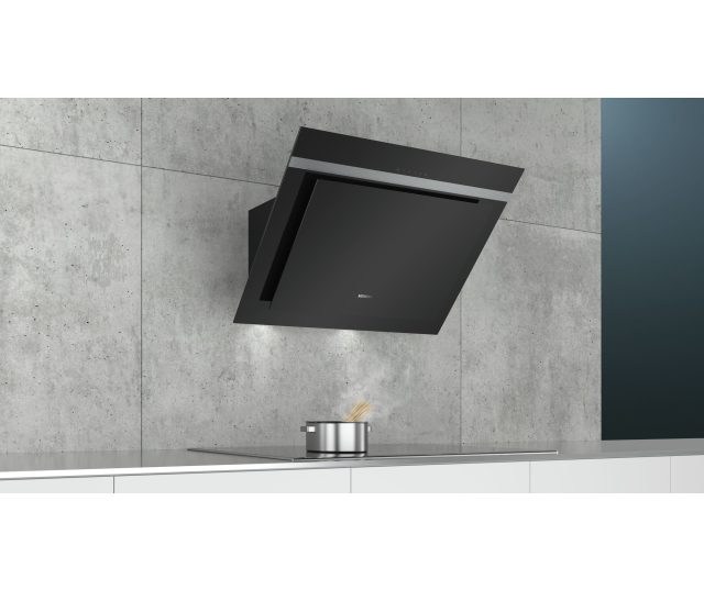 SIEMENS afzuigkap wand zwart LC87KHM60
