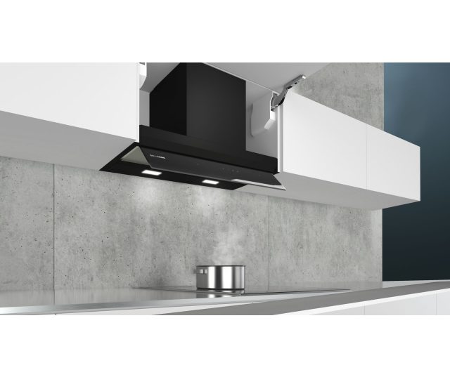 Siemens LJ67BAM60 inbouw afzuigkap - blokdesign - zwart