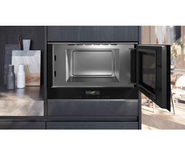 Siemens BF722R1B1 inbouw magnetron - zwart