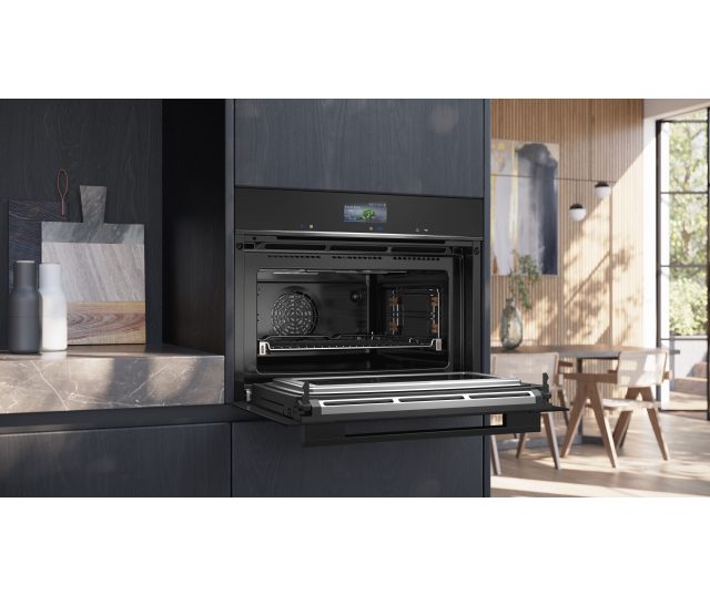 Siemens CM776GKB1 inbouw oven met magnetron - zwart