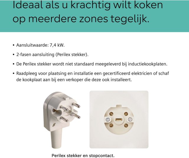 Siemens ED851HWB1M inbouw inductie kookplaat - 80 cm. breed