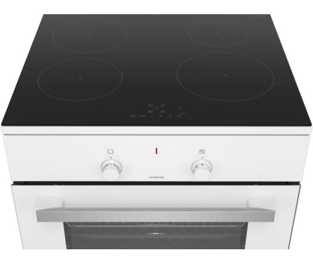 Siemens HL1P00020U wit fornuis met 4 inductiezones en grote oven