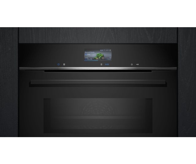 Siemens HM736G1B1 inbouw oven met magnetron - nis 60 - zwart