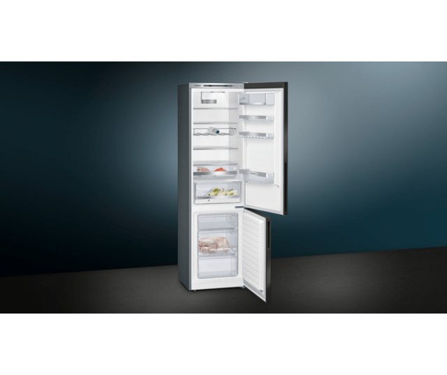 Siemens KG39E8XBA blacksteel koelkast - 201 cm. hoog - lowfrost