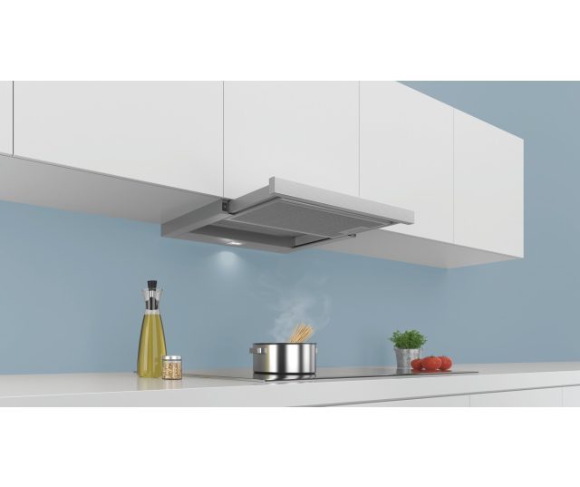 Siemens LI64MB520 vlakscherm zilver afzuigkap