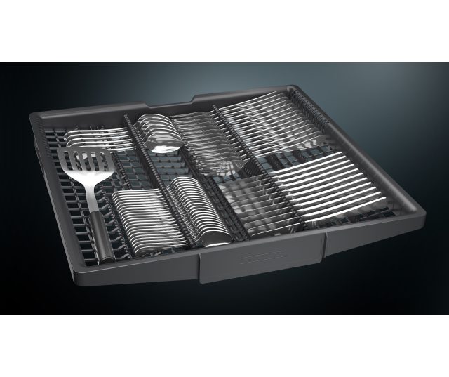 Siemens SN23HI02ME vrijstaande vaatwasser - rvs-look - besteklade