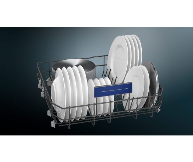 Siemens SN23HI02ME vrijstaande vaatwasser - rvs-look - besteklade