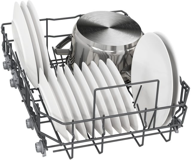 Siemens SR23HI52ME smalle vrijstaande vaatwasser - rvs-look - 45 cm