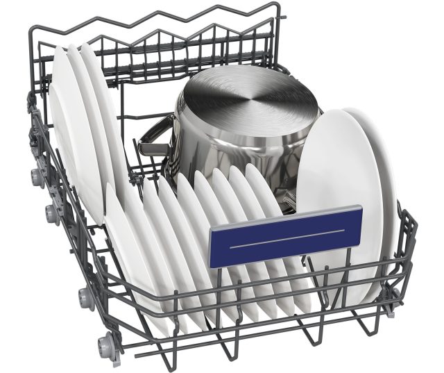 Siemens SR63EX24ME smalle 45 cm inbouw vaatwasser met besteklade