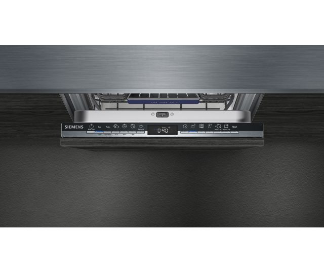 Siemens SR63EX24ME smalle 45 cm inbouw vaatwasser met besteklade