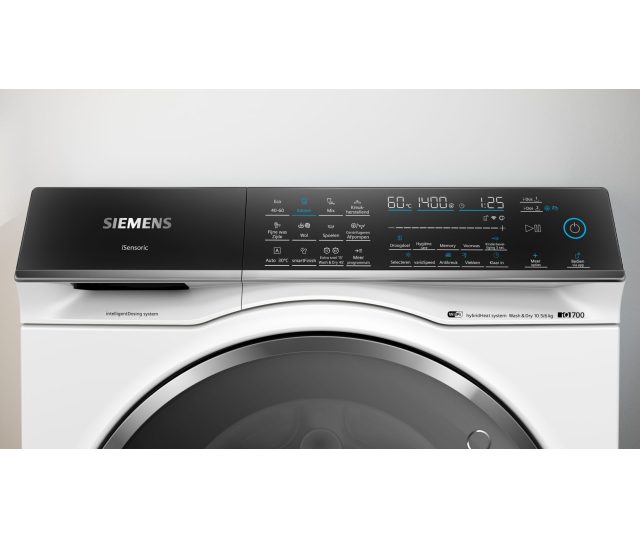Siemens WN54C2A0NL vrijstaand was/droogcombinatie - wit