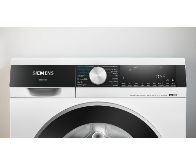 Siemens WN54G2A7NL vrijstaand was/droogcombinatie - wit