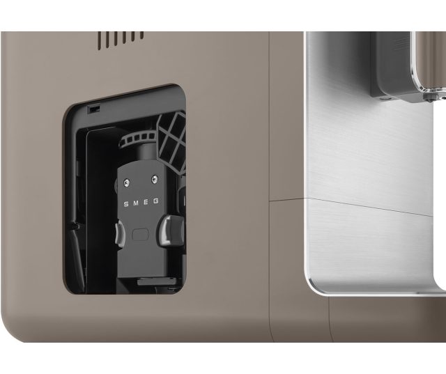 Smeg BCC02TPMEU volautomatische koffiemachine - mat taupe - retro jaren 50