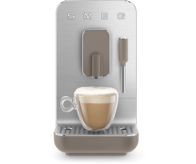 Smeg BCC02TPMEU volautomatische koffiemachine - mat taupe - retro jaren 50