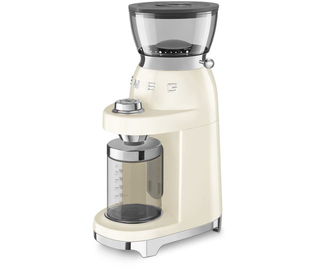 Smeg CGF03CREU creme retro koffiemolen
