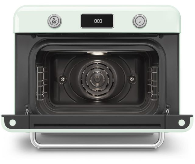 Smeg COF01PGEU vrijstaande combi-stoomoven - watergroen