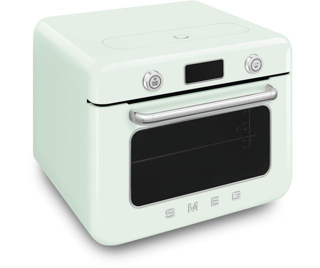 Smeg COF01PGEU vrijstaande combi-stoomoven - watergroen