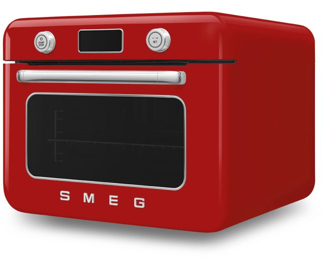 Smeg COF01RDEU vrijstaande combi-stoomoven - rood
