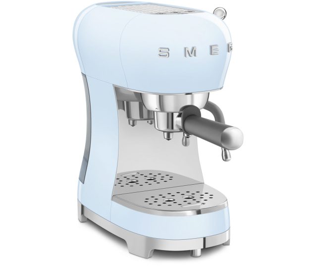 Smeg ECF02PBEU koffiemachine / espressomachine - pastelblauw