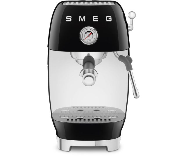Smeg ECF03BLEU koffiemachine - zwart