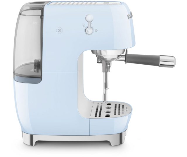 Smeg ECF03PBEU koffiemachine - pastelblauw