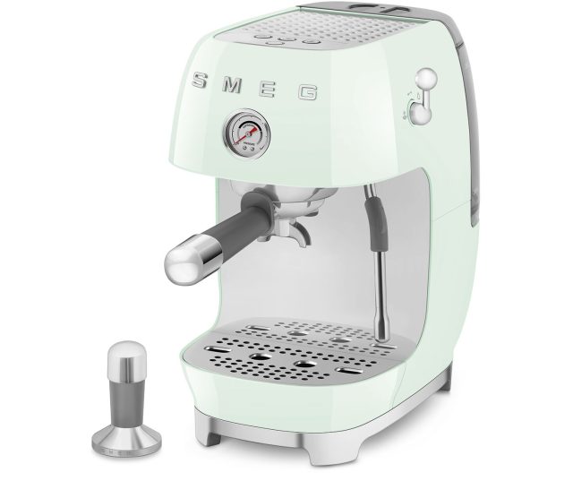 Smeg ECF03PGEU koffiemachine - watergroen