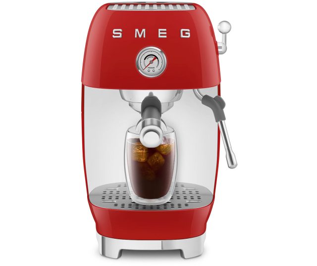 Smeg ECF03RDEU koffiemachine - rood