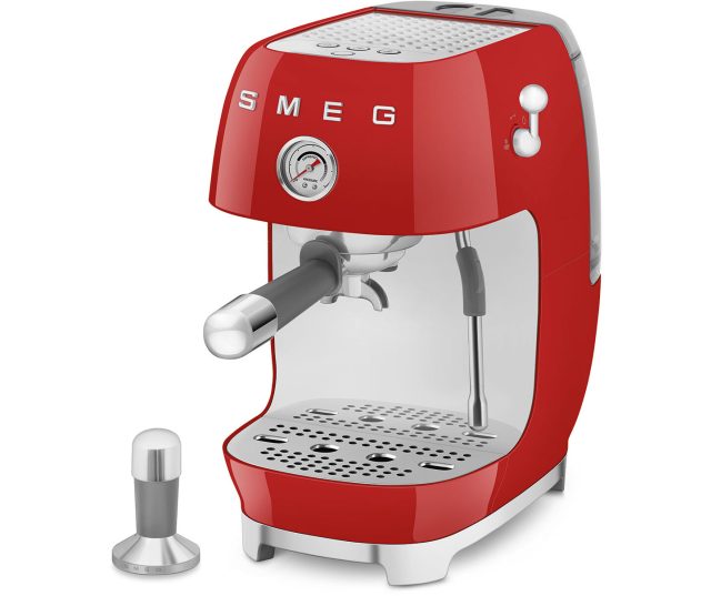 Smeg ECF03RDEU koffiemachine - rood