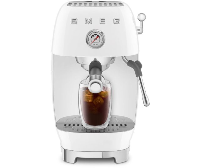 Smeg ECF03WHEU koffiemachine - wit