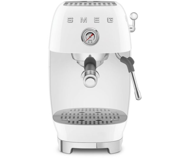 Smeg ECF03WHEU koffiemachine - wit