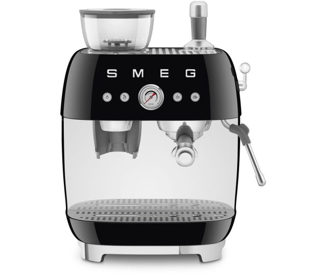 SMEG koffiemachine zwart EGF03BLEU