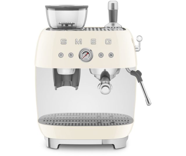 SMEG koffiemachine creme EGF03CREU